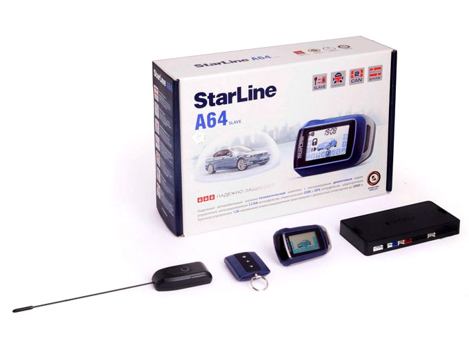 StarLine A64 упаковка и комплектация