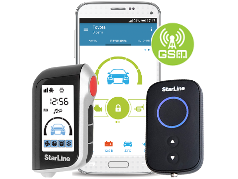 StarLine A93 GSM брелок и брелок-метка